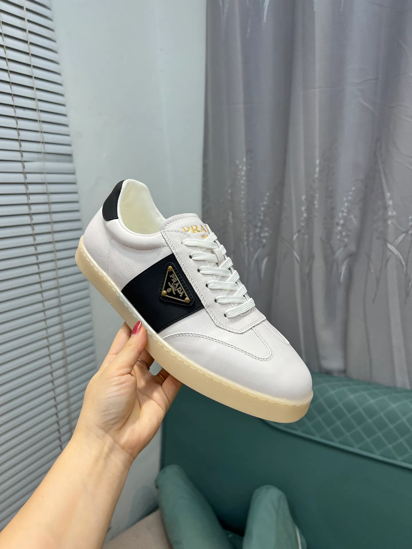 Men's shoes 💰540 [PRADA] Men's shoes are popular in the counter, official website synchronization, 1 high-quality shipment ✔️ Original frosted cowhide + cowhide lining, 1🆚1 replica, original sole, 38-45 (45 customized, non-refundable)